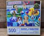 Bits &amp; Pieces Jigsaw Puzzle - “Puppy Pool Party” 500 Piece - SHIPS FREE - $18.79