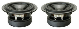 NEW (2) 4.5&quot; Woofer Speakers.Replacement Driver.4-1/2&quot;.8 ohm.Home Audio ... - £113.30 GBP