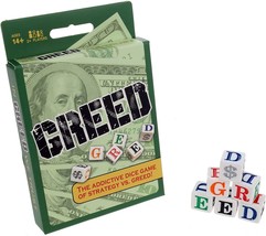 Greed Dice Game Great for Party Favors Stocking Stuffers Travel Camping for Adul - £18.74 GBP