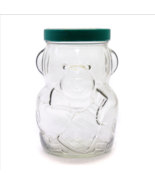 NHL Stanley Cup Teddy Bear Advertising Kraft Peanut Butter Glass Jar Ban... - $29.67