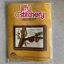 Vintage Jiffy Stitchery ...Which Way Is Up Kit #618 NIP - £11.40 GBP