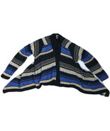 Alya Pointelle Striped Drapey Open Cardigan Sweater Size Medium Boho USA... - £7.78 GBP