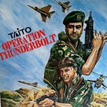 Operation Thunderbolt Arcade Flyer Retro 1989 Original Retro Vintage 8.5&quot; x 11&quot; - £42.08 GBP