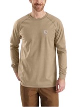 Carhartt men&#39;s force long-sleeve t-shirt in Khaki - size M - $72.27