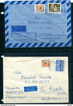 Hungary 1975 2 Covers to USA 11957 - £3.88 GBP