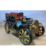 JAPANESE Tin Antique Car Red Seats Car #7 - $938.59 MXN