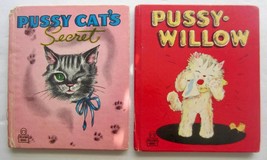 PUSSY CAT&#39;S SECRET ~ Vintage Children&#39;s Tell a Tale Book Lot ~ PUSSY WILLOW - $14.24