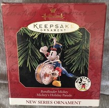 Hallmark 1997 Bandleader Mickey Ornament Series #1 Holiday Parade Disney Nib - £8.68 GBP