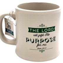 Papel &quot;The lord will fulfill his purpose for me&quot; D/W &amp; M/W safe coffee m... - $14.77