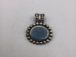 Sterling Oval Pendant - $50.00
