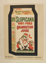 TOPPS WACKY PACKAGES SLOPICANA Puzzle Back 7th Series 1979 64 of 66 **Topps - £19.62 GBP