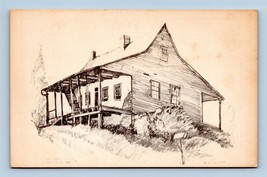 Roscoe Misselhorn St Gemme-Amoureaux House Ste Genevieve Missouri Postcard B15 - £9.34 GBP