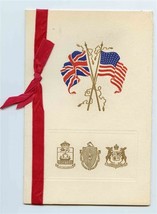 Ancient &amp; Honorable Artillery Company of Massachusetts Fall Field Day Menu 1933 - £60.69 GBP