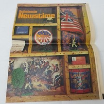 Scholastic Newstime Newsletter March 1976 USA Bicentennial Flags of Freedom - $15.15