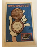 1985 Oreo Cookies Vintage Print Ad Advertisement pa20 - £8.50 GBP