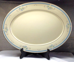 Lenox China Ashton Park Serving Platter 16+1/8&quot; Oval 1980&quot;s Vintage Retro - £30.86 GBP