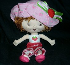 12&quot; 2002 Strawberry Shortcake Doll Girl Stuffed Animal Plush Toy Ban Dai Small - £7.59 GBP