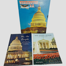 3 Souvenir Booklet of Washington DC Travel White House and Capital 1970s... - £7.82 GBP