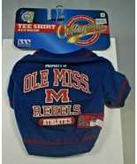 University of Mississippi Ole Miss Rebels Team Shirt T-Shirt Pets First ... - £9.95 GBP
