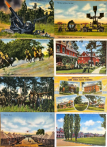 World War II Army Postcards Lot Colchester Vermont Fort Ethan Allen - $27.35