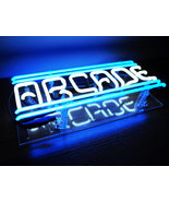 Handmade &#39;Arcade&#39; Game Room Banner Art Neon Light Sign 12&quot;x5&quot; - £54.07 GBP