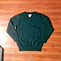 Essentials Sweater Black Boys V Neck Cotton Uniform Size 4T - $15.19