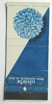 Blue Dahlia Supper Club - Milwaukee, Wisconsin Restaurant 30FS Matchbook Cover - £1.38 GBP