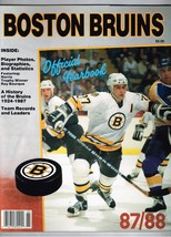 1987-88 NHL Boston Bruins Yearbook Ice Hockey Ray Bourque - £42.84 GBP