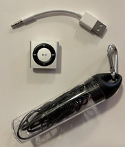 (N70059-1) Apple 4th Generation iPod Shuffle Charging Cable Headphones B... - £57.22 GBP