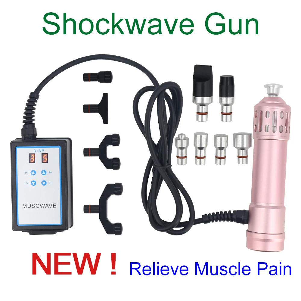 Al ed treatment relieve muscle pain shock wave chiropractic gun extracorporeal massager thumb200