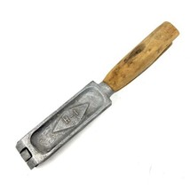 Vintage H-1 8A Lead Weight Fishing Sinker Mold Wood Handle - £15.59 GBP