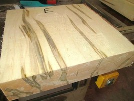 Large Kiln Dried Ambrosia Maple Bowl Blank Turning Lumber Wood 14&quot; X 14&quot; X 3&quot; - $59.35