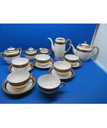 Noritake Morimura Cobalt Blue And Gold 19 Piece Tea Set Absolutely Beaut... - £213.93 GBP