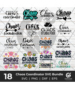 Chaos Coordinator SVG Bundle, SVG Files for Cricut, Mom Life SVG, Instan... - $4.06 CAD