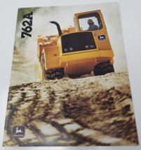 John Deere 762A Scraper Sales Brochure 1981 Photos Specifications Access... - $18.95