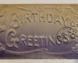 1910 Birthday Greetings Postcard Antique Bethel Ohio - $4.94