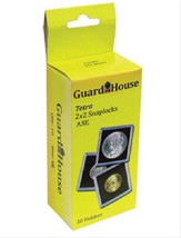 Guardhouse 2x2 Tetra Snaplock Coin Holders for Silver Eagle 40.6mm, 10 pack - £7.98 GBP
