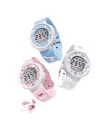Kitty Cartoon Girls Watch Digital Waterproof Luminous Wristwatch Metal G... - $43.34 CAD