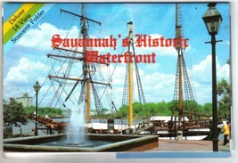 Georgia Postcard Booklet Savannah Historic Waterfront 14 views - $3.46