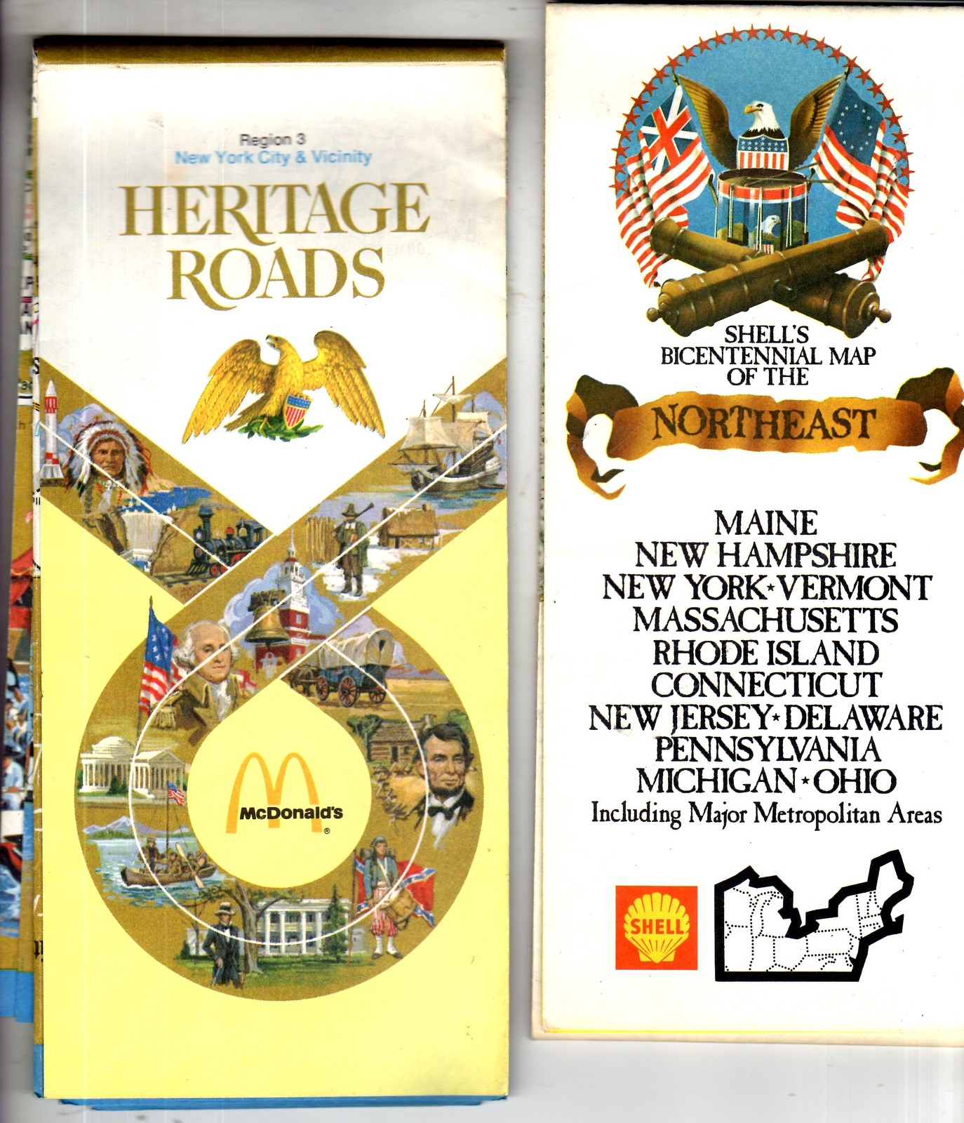 Vintage Maps of the 1976 Bicentennial - $2.50