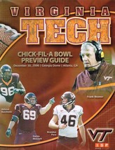 2006 Chick-Fil-A Bowl Game Media Guide Virginia Tech Hokies RARE VHTF - £38.91 GBP