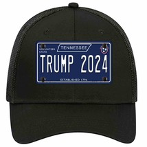 Trump 2024 Tennessee Blue Novelty Black Mesh License Plate Hat Tag - £22.38 GBP