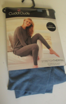 Cuddle Duds Leggings with pockets Heather Blue Size 1X - £1,400.21 GBP