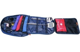 Goede Vangst Outdoor Utensil Bag portable camping cooking Set W/first Aide Kit - £43.16 GBP