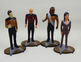 Hamilton Gifts Star Trek The Next Generation PVC Figurines 1992 Lot of 4 - £23.44 GBP