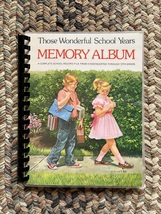 Vintage 70s Those Wonderful School Years Memory Album Record File K-12th... - $15.00