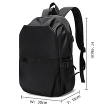 Casual Travel Backpack For Men Large Capacity Waterproof Backpack Man for 15.6in - £95.59 GBP