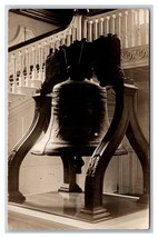 RPPC Liberty Bell Independence Hall Philadelphia Pennsylvania Unp Cartolina - £3.55 GBP