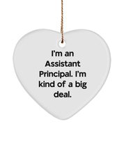 Assistant Principal Gifts for Coworkers, I&#39;m an., Gag Assistant Principal Heart  - £13.13 GBP