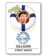 GILLIGAN LITTLE BUDDY GILLIGANS ISLAND NAME BADGE HALLOWEEN COSPLAY MAGN... - $22.20 CAD